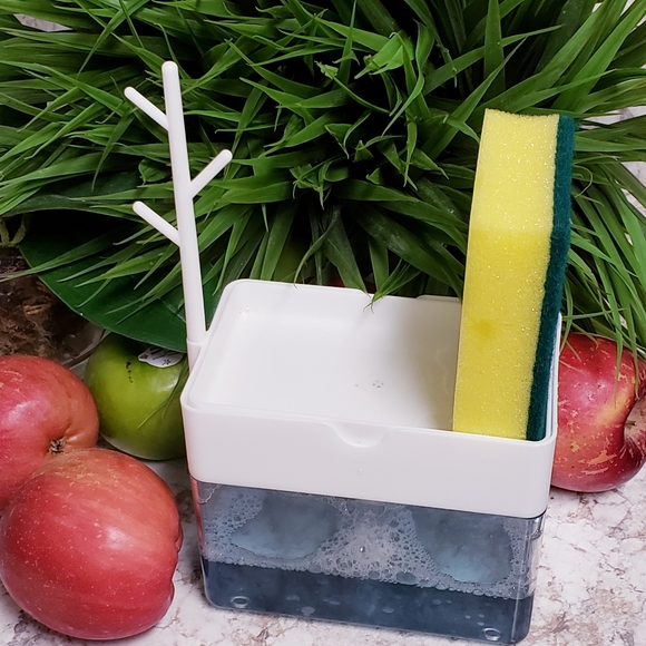 Two, x 2 Kitchen Rustproof 2 in 1 Soap Pump - Picture 4 of 8